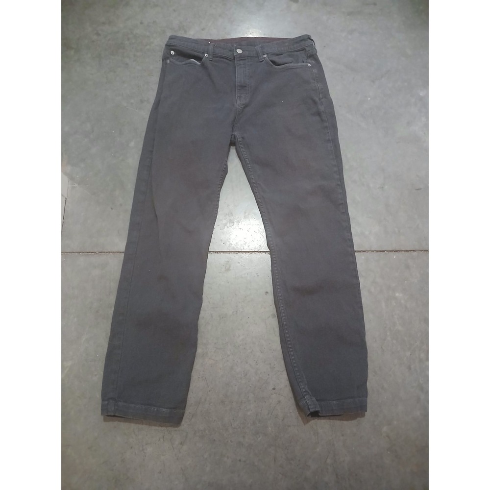 American Giant Pants Mens 32X28 (Tag 34x30) Gray Roughneck Canvas Slim USA